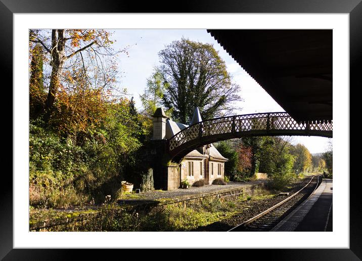 Cromford station Framed Mounted Print by Clive Wells