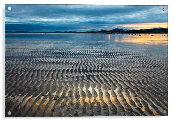 Black Rock Sands Lleyn Peninsula Acrylic by Heidi Stewart