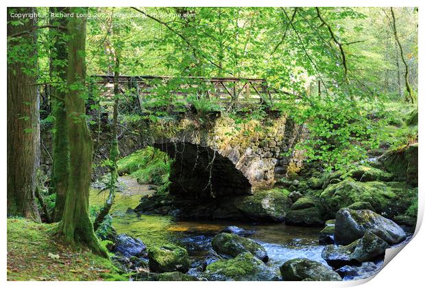 old stone bridge  Print by Richard Long