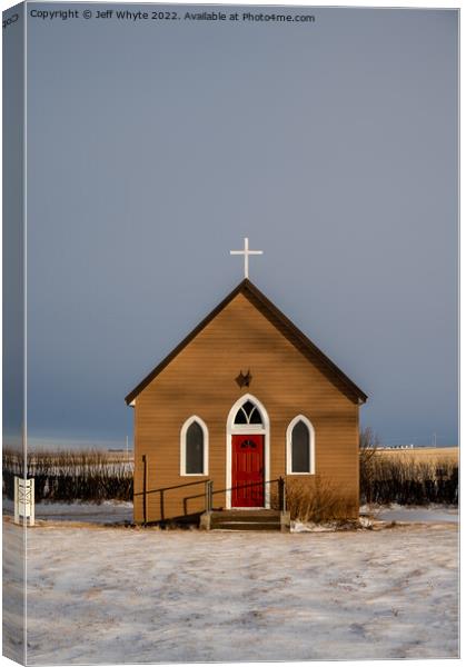 St. Thomas Anglican Church Canvas Print by Jeff Whyte