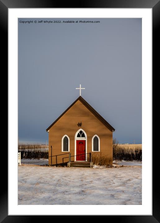 St. Thomas Anglican Church Framed Mounted Print by Jeff Whyte