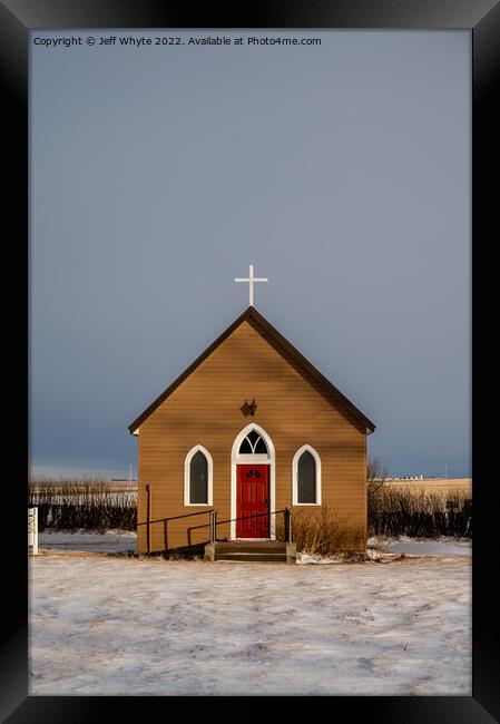 St. Thomas Anglican Church Framed Print by Jeff Whyte