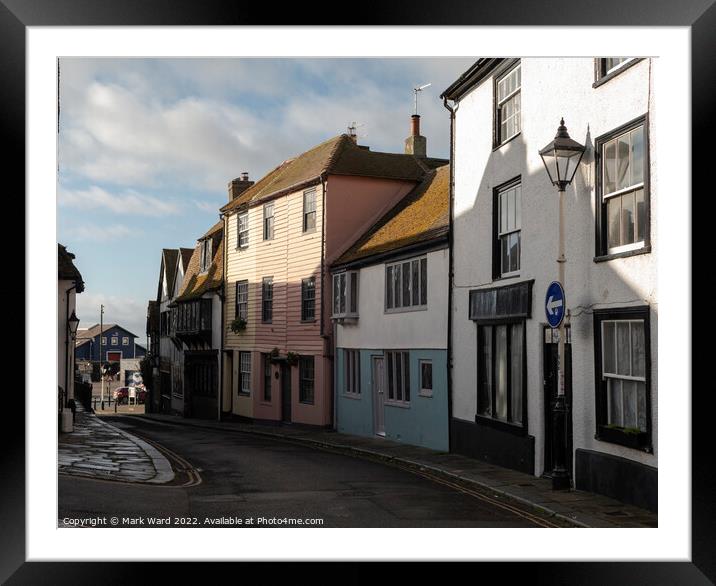 Outdoor street Framed Mounted Print by Mark Ward