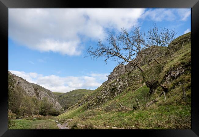 Dovedale in autumn Framed Print by Jason Wells