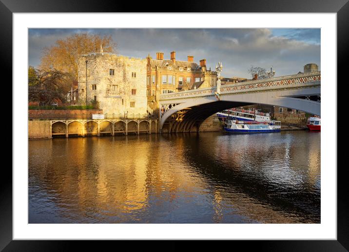 Lendal Tower and Bridge  Framed Mounted Print by Darren Galpin