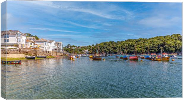 Majestic Fowey Harbour Canvas Print by Kevin Snelling