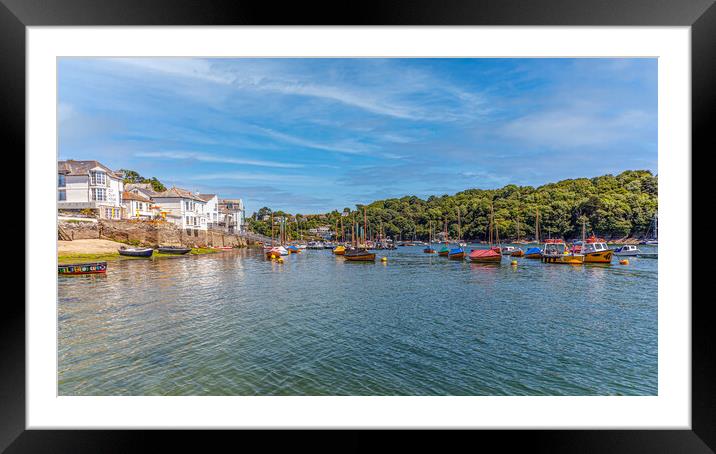 Majestic Fowey Harbour Framed Mounted Print by Kevin Snelling