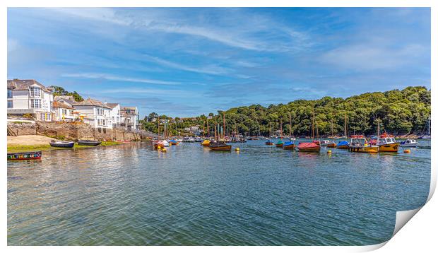 Majestic Fowey Harbour Print by Kevin Snelling