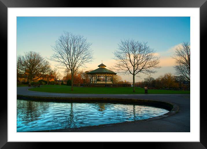 Greenhead Park, Huddersfield  Framed Mounted Print by Alison Chambers