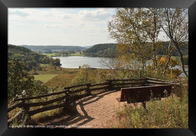 Indian Lake Overlook 2A Framed Print by Philip Lehman