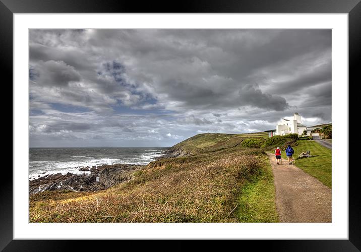 On The Path To Baggy Point Framed Mounted Print by Mike Gorton
