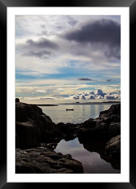 Through the rocks Framed Mounted Print by Northeast Images