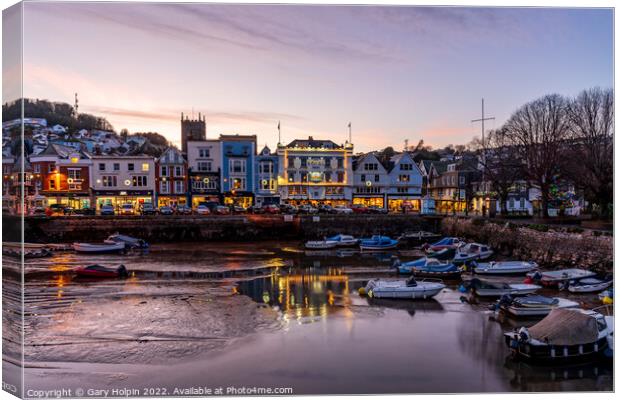 Dusk over Dartmouth Canvas Print by Gary Holpin
