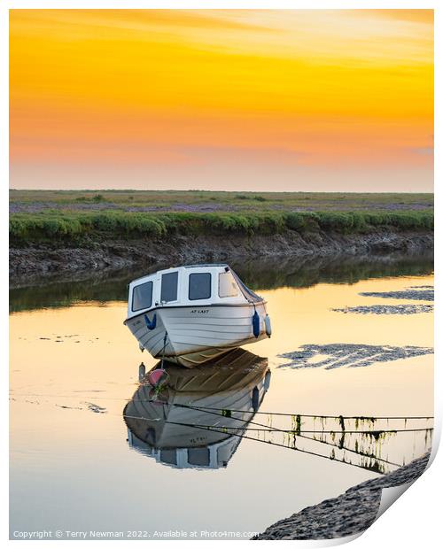 Reflections of Serenity Print by Terry Newman