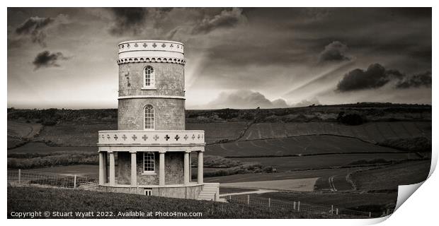 Clavell Tower, Kimmeridge, Dorset Print by Stuart Wyatt