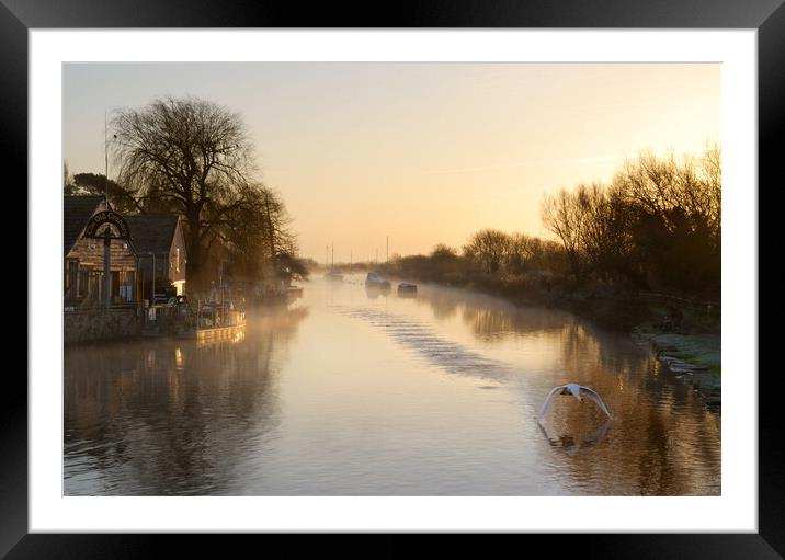 Take Off at The Old Granary Framed Mounted Print by David Neighbour
