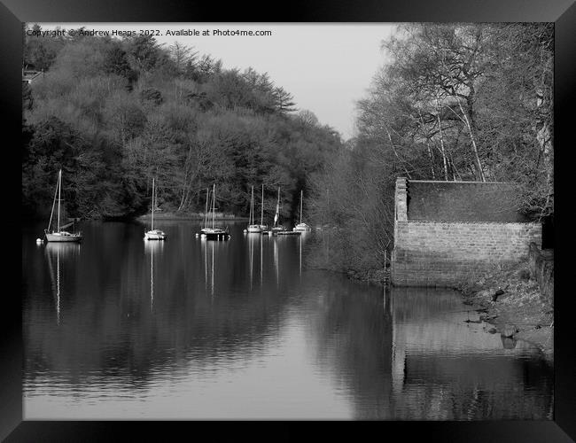 Rudyard lake reservoir Framed Print by Andrew Heaps