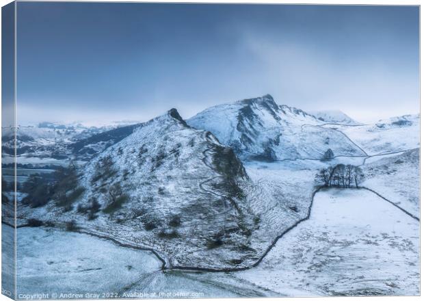 Peak District Winter Canvas Print by Andy Gray