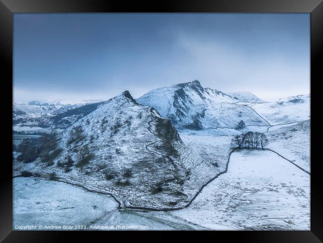 Peak District Winter Framed Print by Andy Gray