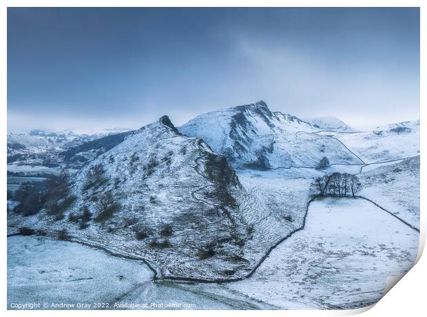Peak District Winter Print by Andy Gray