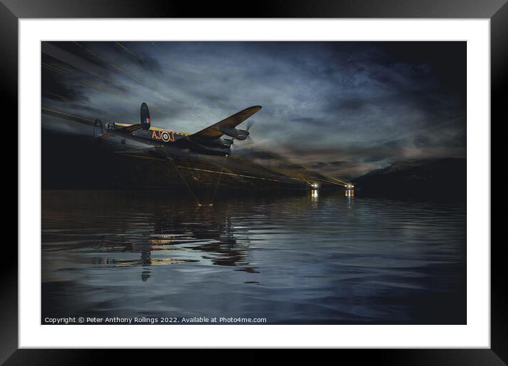 AJ-J on Mission Framed Mounted Print by Peter Anthony Rollings