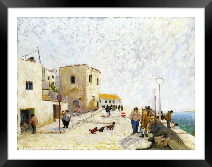 Ferragufo Quayside Framed Mounted Print by Rory Brick