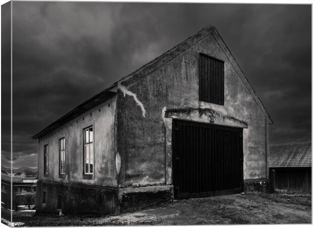 Old Forge or Blacksmith Shop in Rural Austria Canvas Print by Dietmar Rauscher