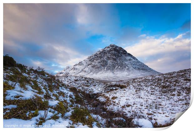 Buachaille Etive Mor  Print by Angie Morton