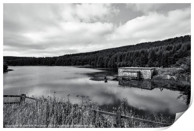 Cantref Reservoir, Brecon Beacons, Wales Print by Gordon Maclaren