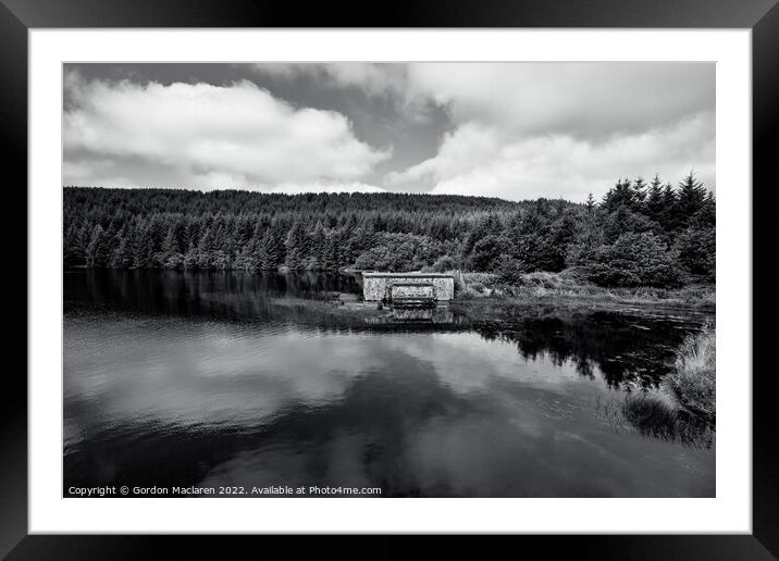 Cantref Reservoir, Brecon Beacons, Wales Framed Mounted Print by Gordon Maclaren