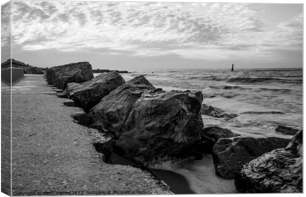 North Norfolk Coastline Canvas Print by Chris Yaxley