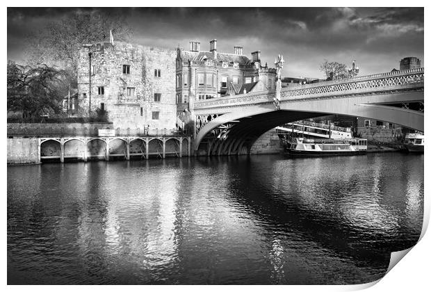 Lendal Tower and Bridge  Print by Darren Galpin