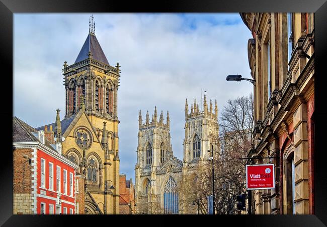 York Minster and Oratory Framed Print by Darren Galpin