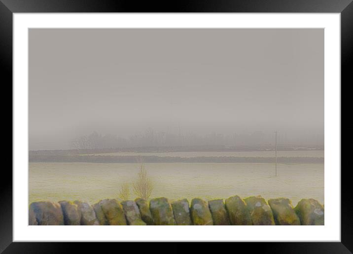 Misty Fields Framed Mounted Print by Glen Allen