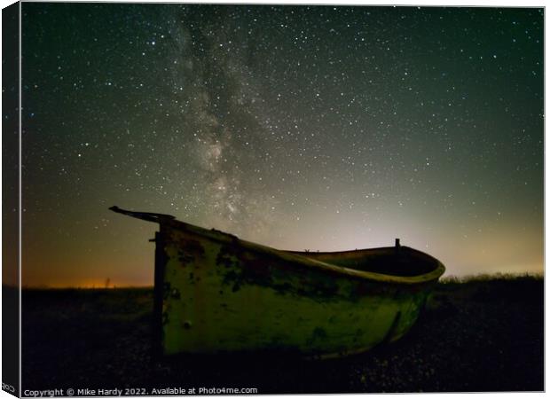 Trawling the Milky Way Canvas Print by Mike Hardy