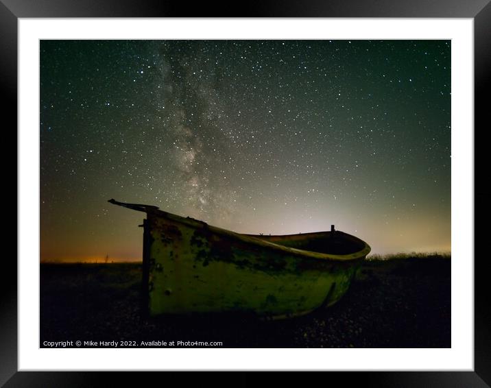 Trawling the Milky Way Framed Mounted Print by Mike Hardy