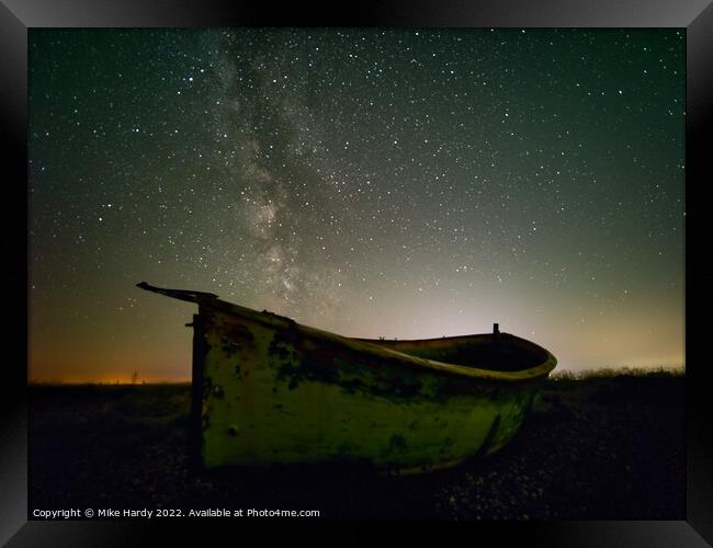 Trawling the Milky Way Framed Print by Mike Hardy