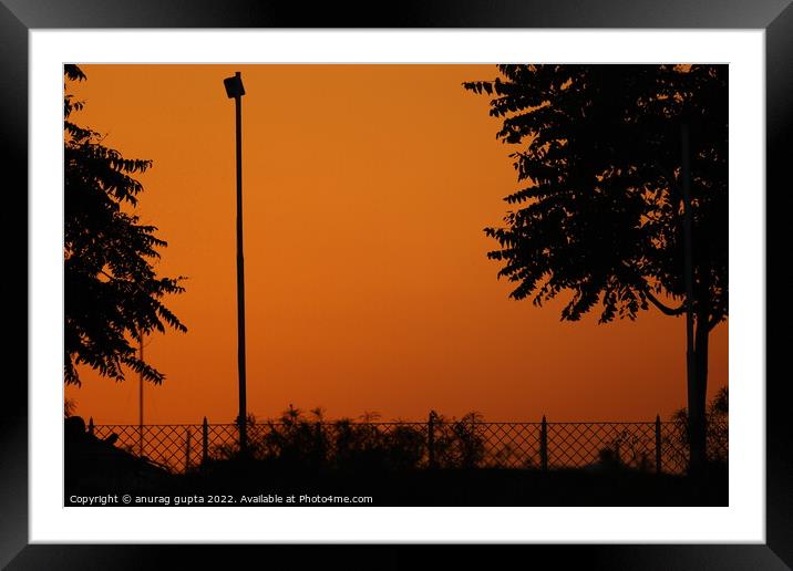 Shades of red Framed Mounted Print by anurag gupta