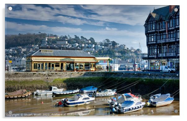 Dartmouth Harbour Acrylic by Stuart Wyatt