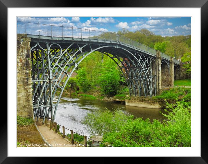 The Iconic Ironbridge Framed Mounted Print by Roger Mechan