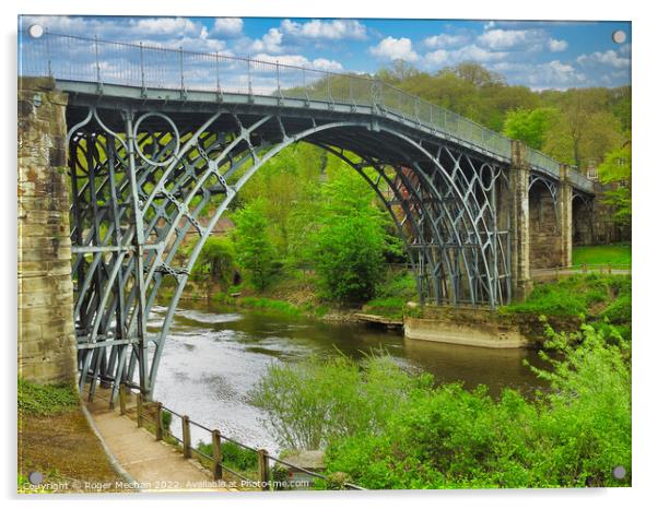 The Iconic Ironbridge Acrylic by Roger Mechan