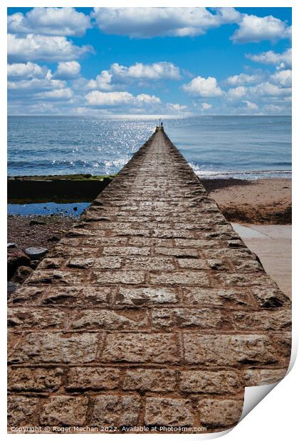 Pier of Tranquility Print by Roger Mechan