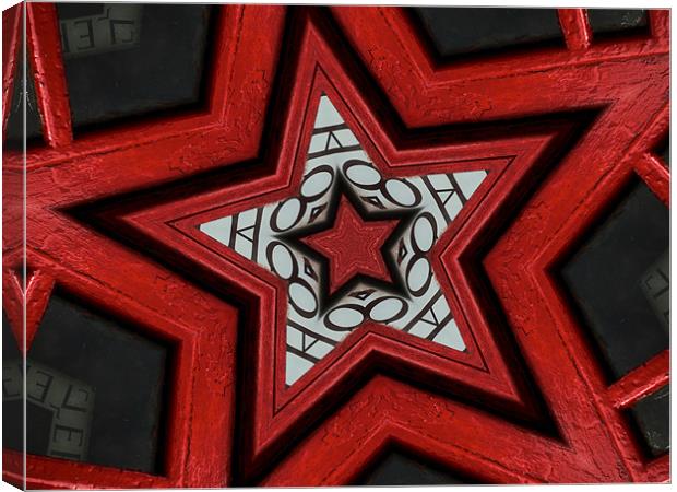 red star Canvas Print by Heather Newton