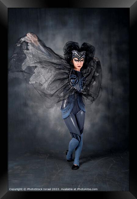 Bat Woman Framed Print by PhotoStock Israel