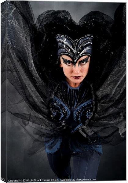 Bat Woman Canvas Print by PhotoStock Israel