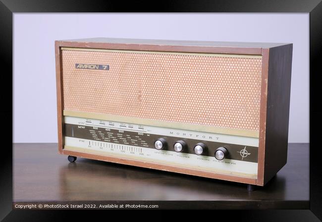 radio receiver  Framed Print by PhotoStock Israel