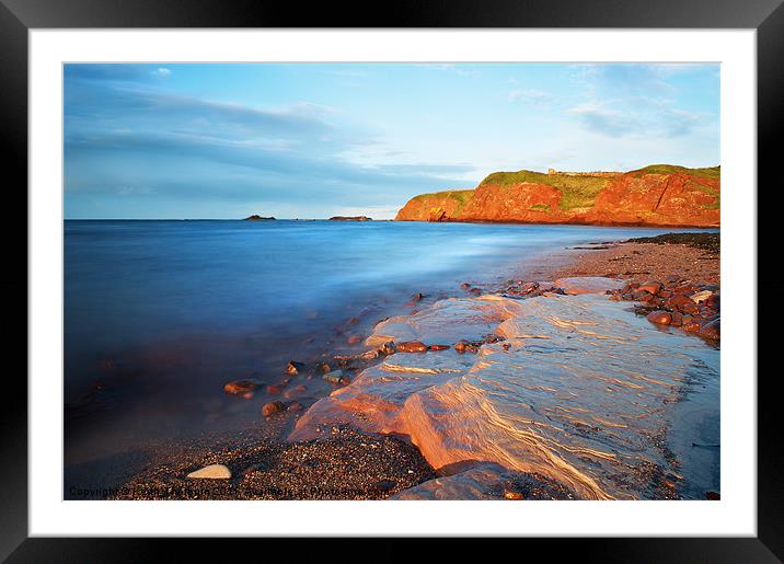 Dunbar Coast Framed Mounted Print by Keith Thorburn EFIAP/b