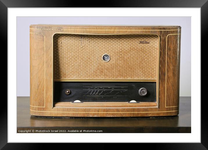 radio receiver  Framed Mounted Print by PhotoStock Israel