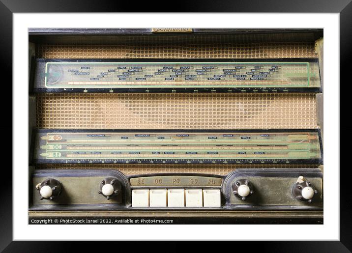 radio receiver  Framed Mounted Print by PhotoStock Israel