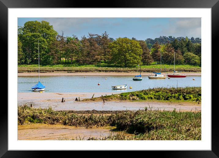river orwell suffolk Framed Mounted Print by Kevin Snelling